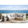 Alaterre Furniture Canaan All-Weather Wicker Outdoor Large Corner Sectional Sofa with Cushions AWWC013445CC